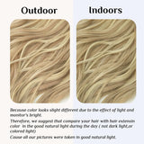 Halo Hair - Blonde with Light Brown