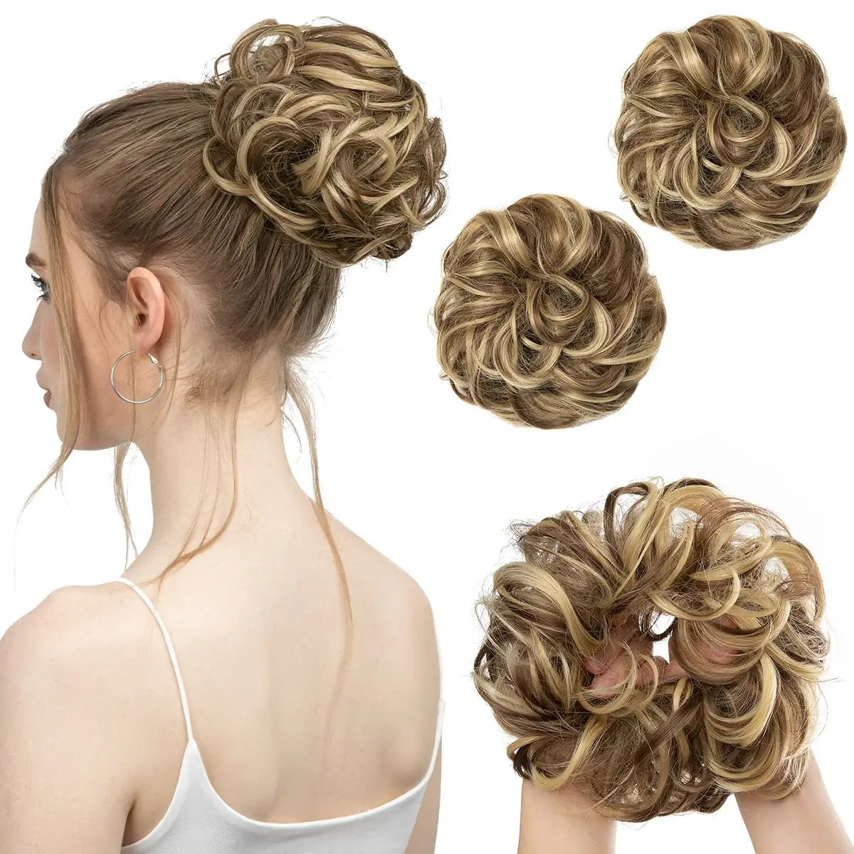 Hair Bun - Brown Blonde