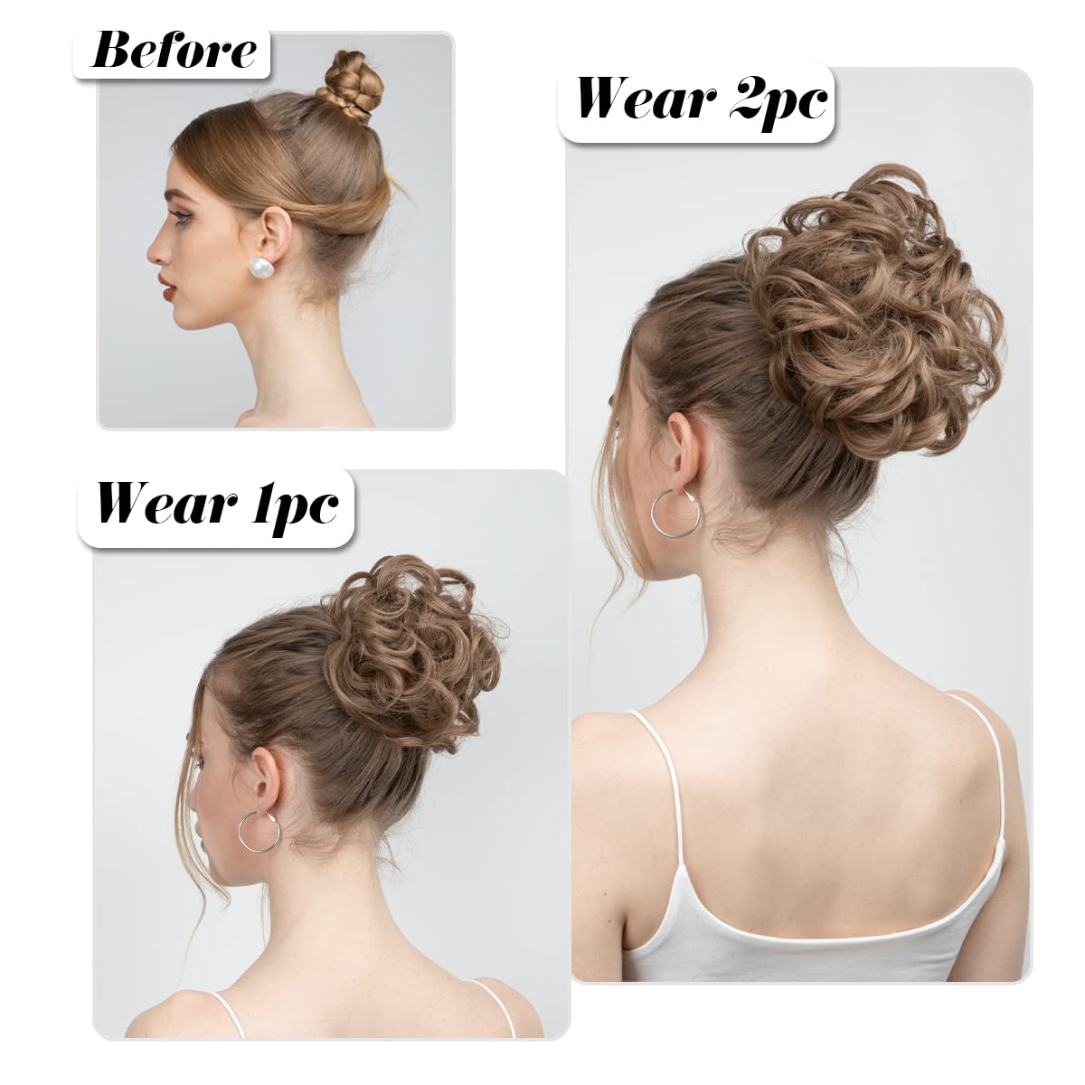 Hair Bun - Off Black
