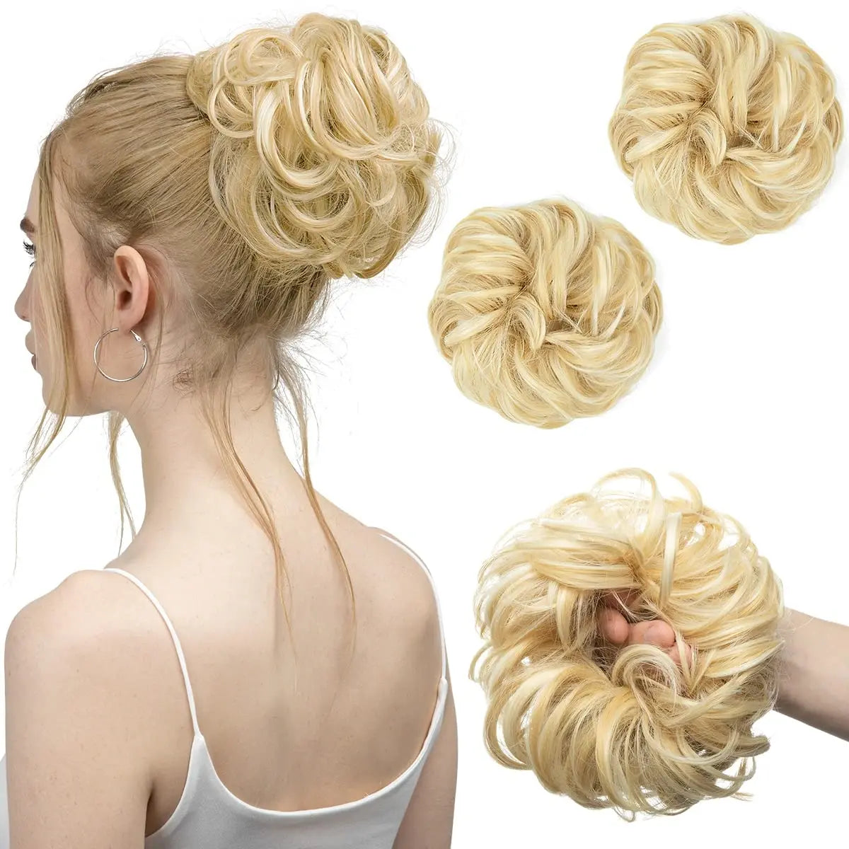 Hair Bun - Creamy Blonde/Beach Blonde
