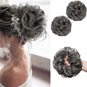 Hair Bun - Dark Grey