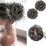Hair Bun(2pcs) - Dark Grey