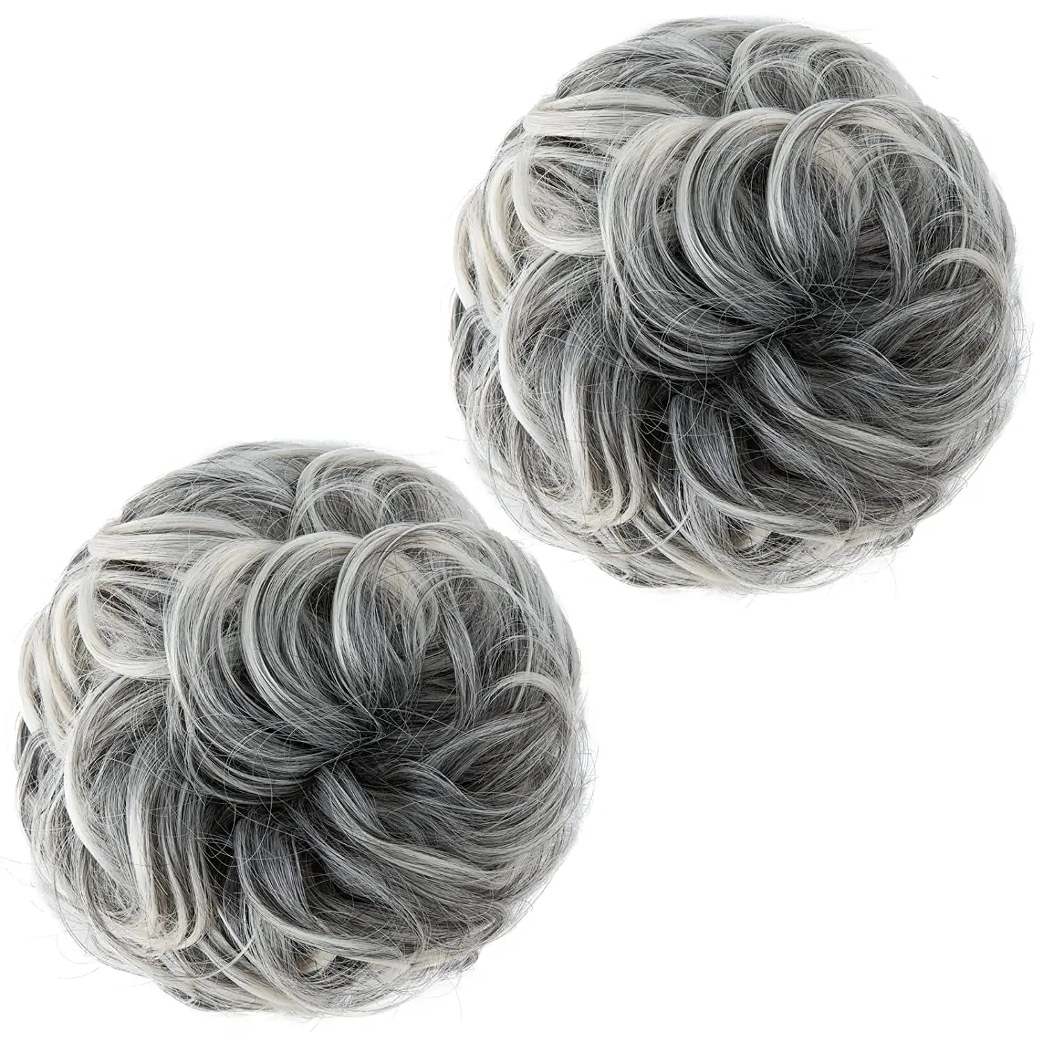 Hair Bun - Grey Blonde