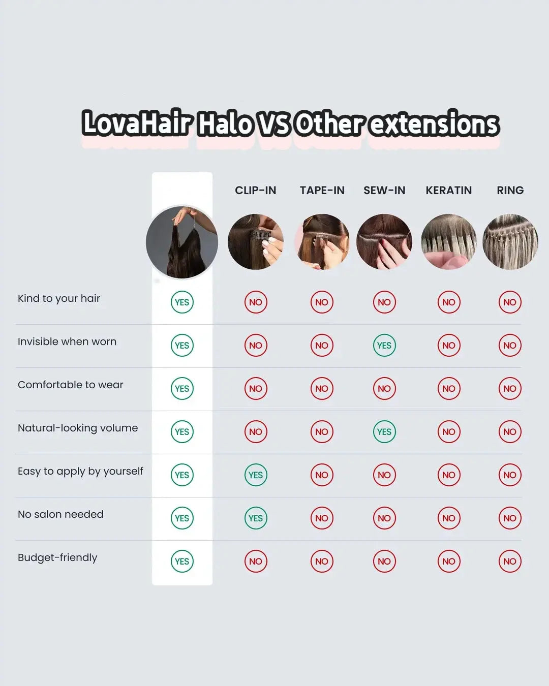 Halo Hair - Sun Beige