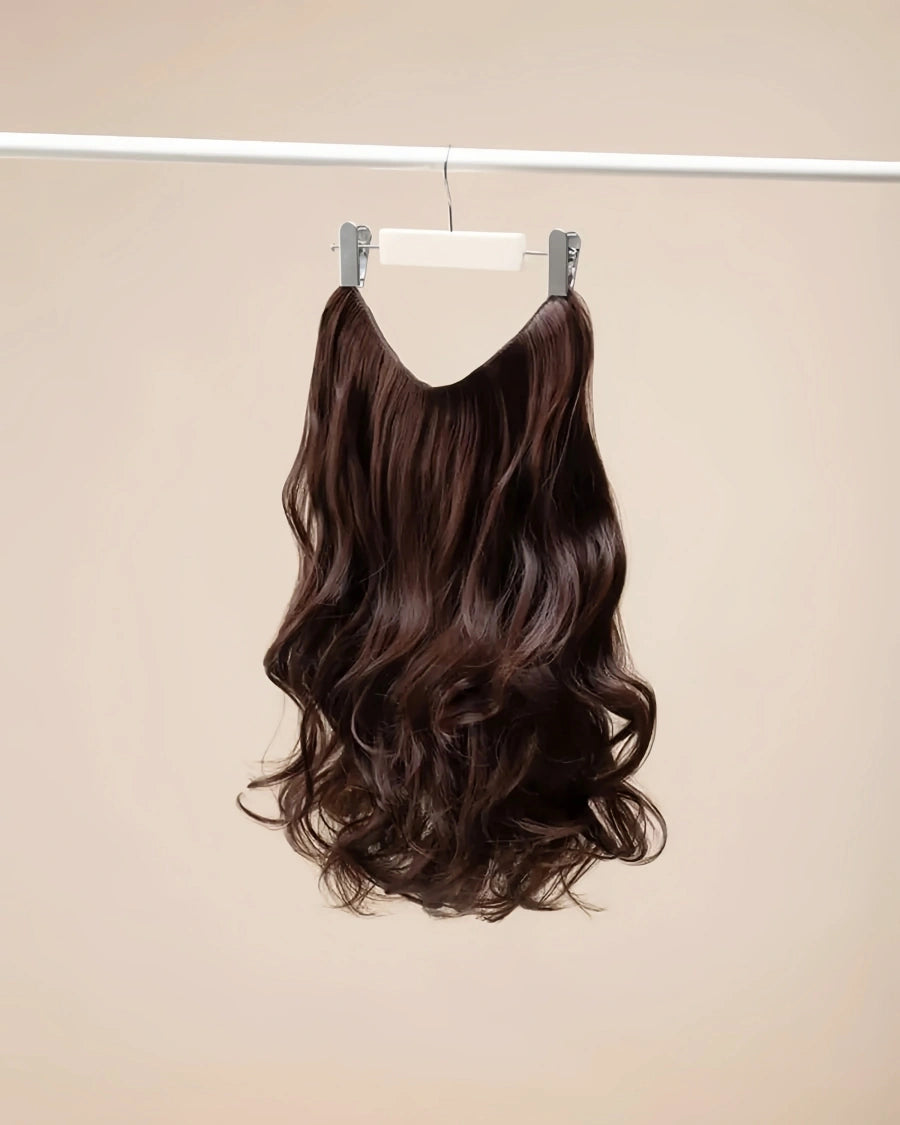 Halo Hair - Dark Auburn