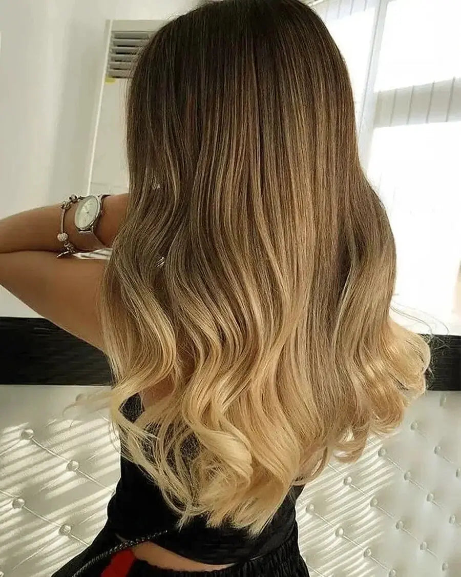 Halo Hair - Dark Brown to Blonde