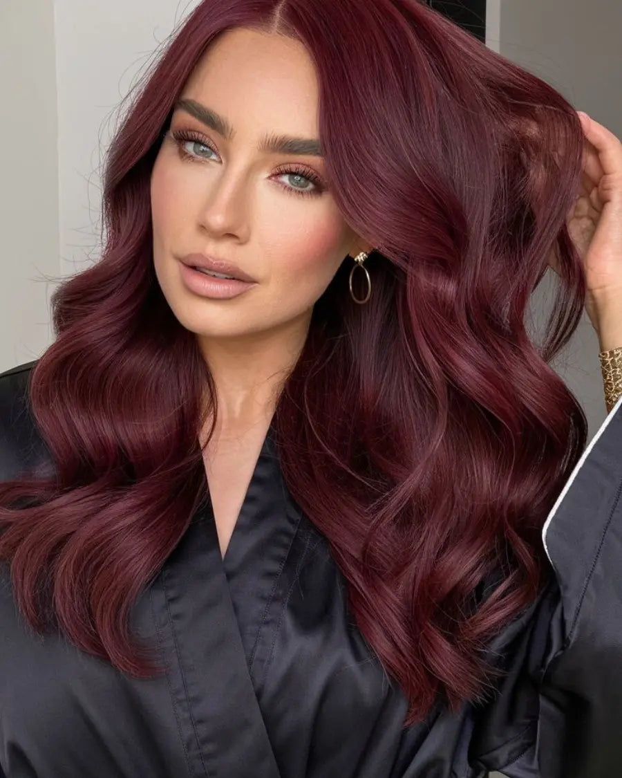 Halo Hair - Wine Red