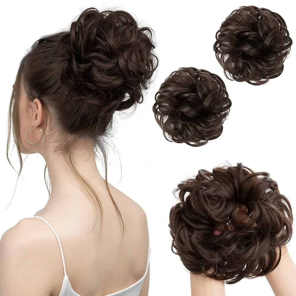Hair Bun - Medium Brown