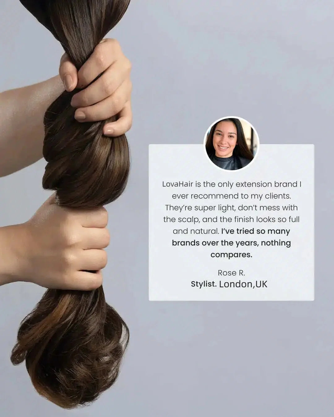 Halo Hair - Dark Brown