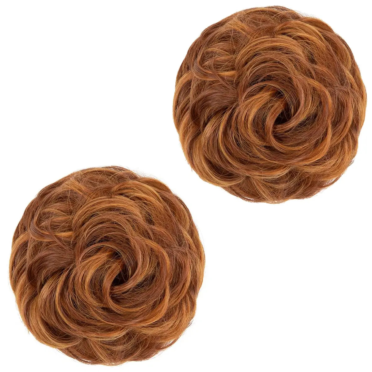 Hair Bun - Vivid Red