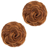 Hair Bun - Vivid Red